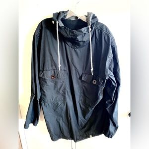 Pretty Green Black Overhead Jacket / Parka - Large.